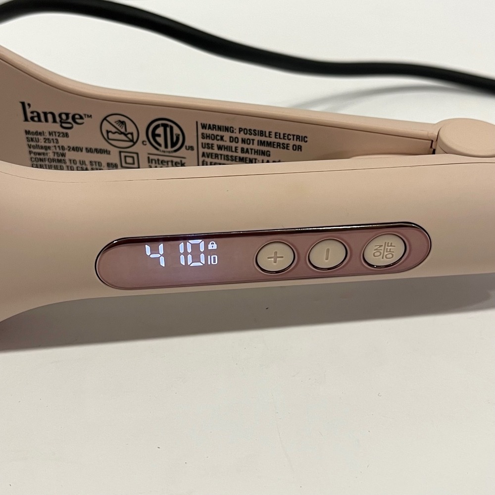 L'ange Le Waver Titanium Deep Beach Waver Blush Pink HT238 SKU 2513 410F WORKS - Picture 5 of 5